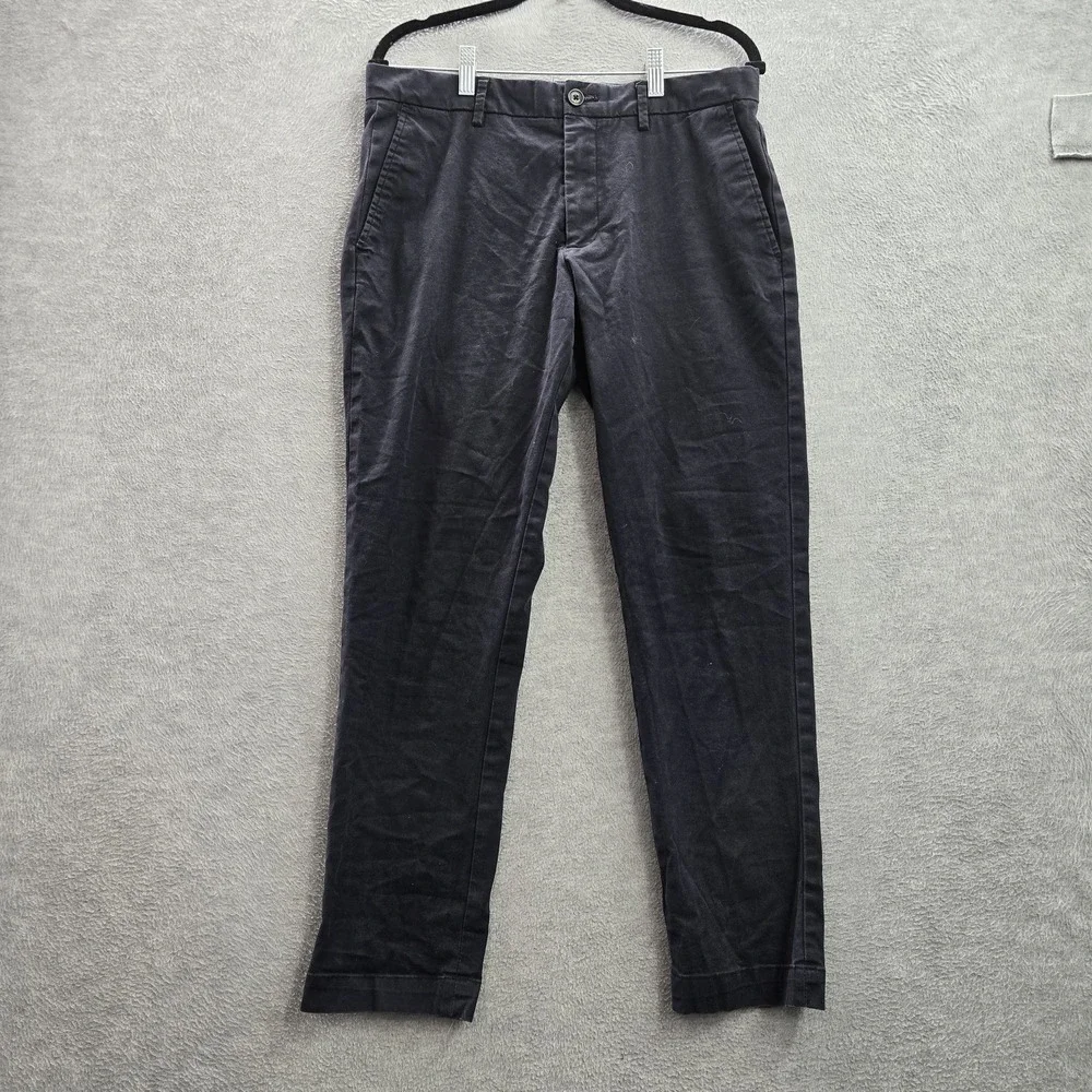 Banana Republic Men Pants 32X30 Blue Chino Mason Button 28